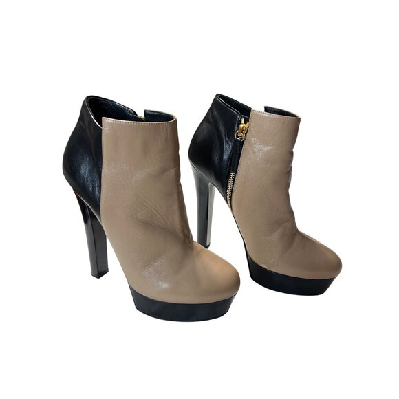 Giuseppe Zanotti Leather Platform Ankle Booties Size 39, US 9 - Picture 2 of 13